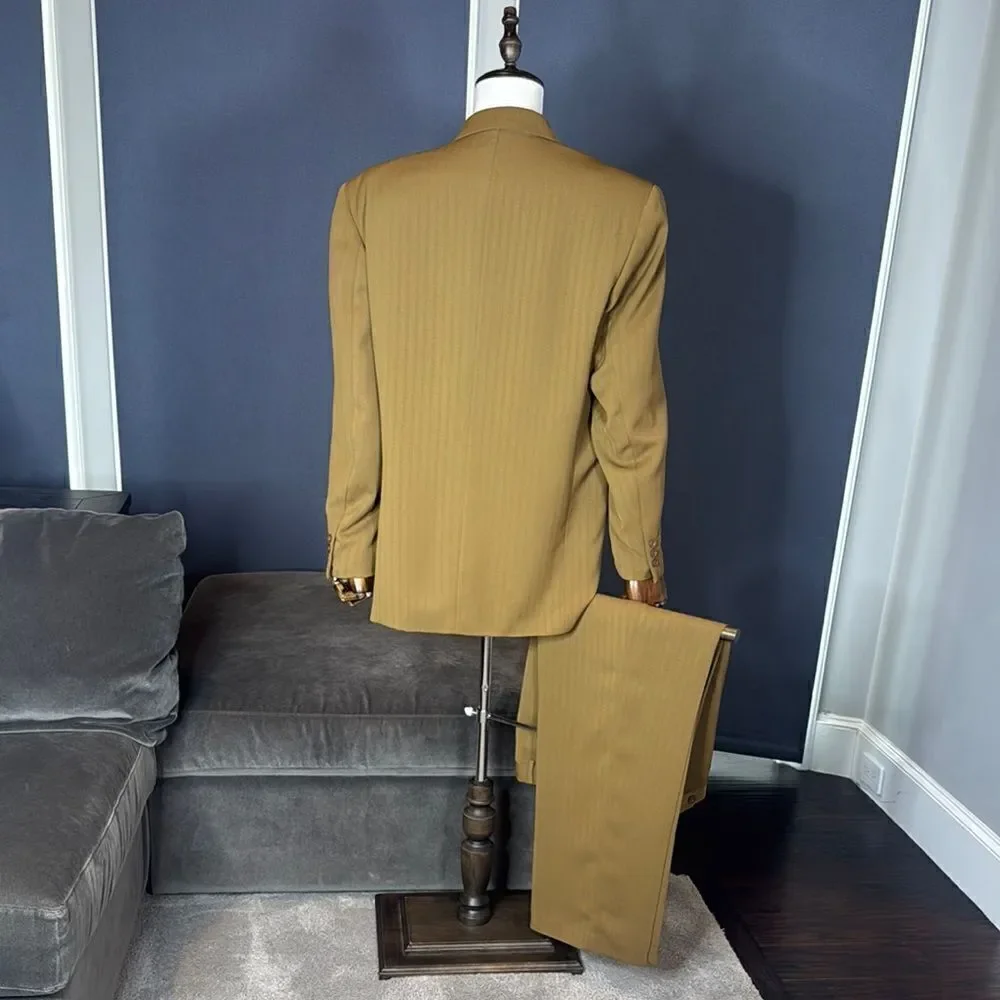 Men's Vicci Uomo 2-Piece Formal Suit Notched Lapel Jacket 42R Pants 33R